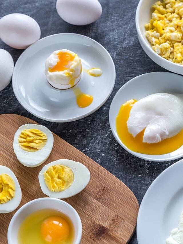 Different ways of cooking eggs